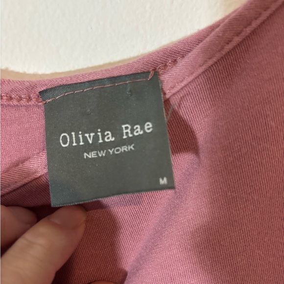 Olivia Rose Women Size Medium Dusty Rose/Blush Sleeveless Pocket Dress Spring - Picture 4 of 10